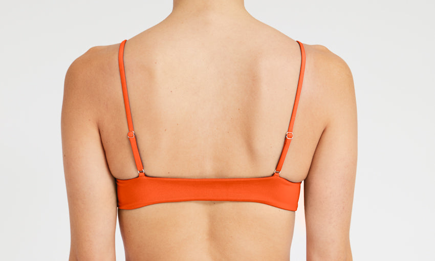 TOP – oval, orange – Back