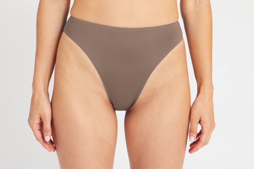 Bottom – high leg, brown – Front