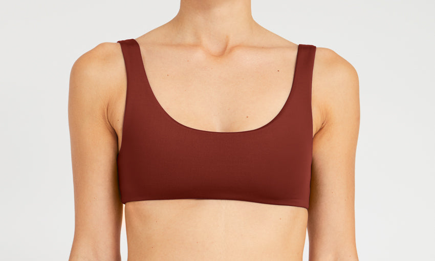 TOP – sporty, fired brick – Front