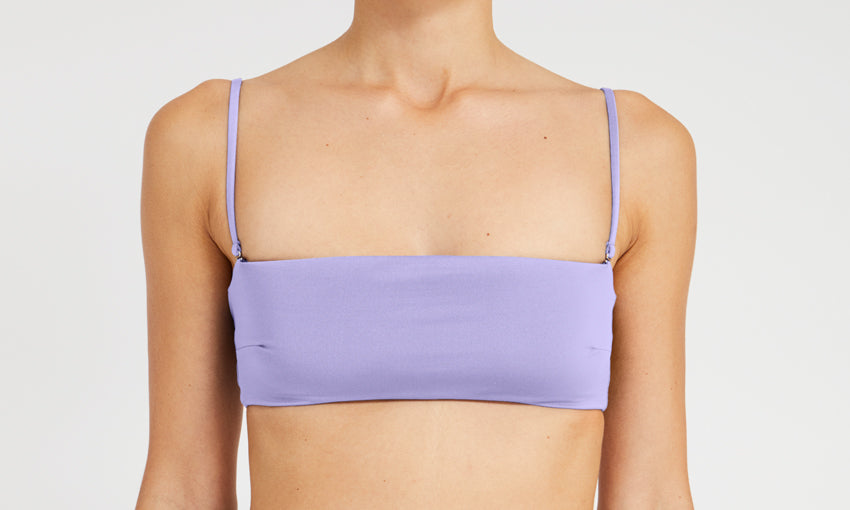 TOP – bandeau, lavender – Front